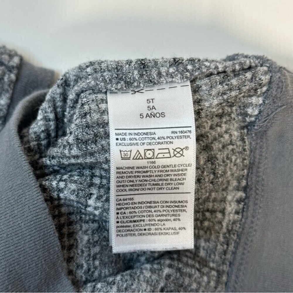 Polo Ralph Lauren Boy’s Bundle, Old Navy and Carters shirts, Size 4/5, Gray Blue - Picture 7 of 13